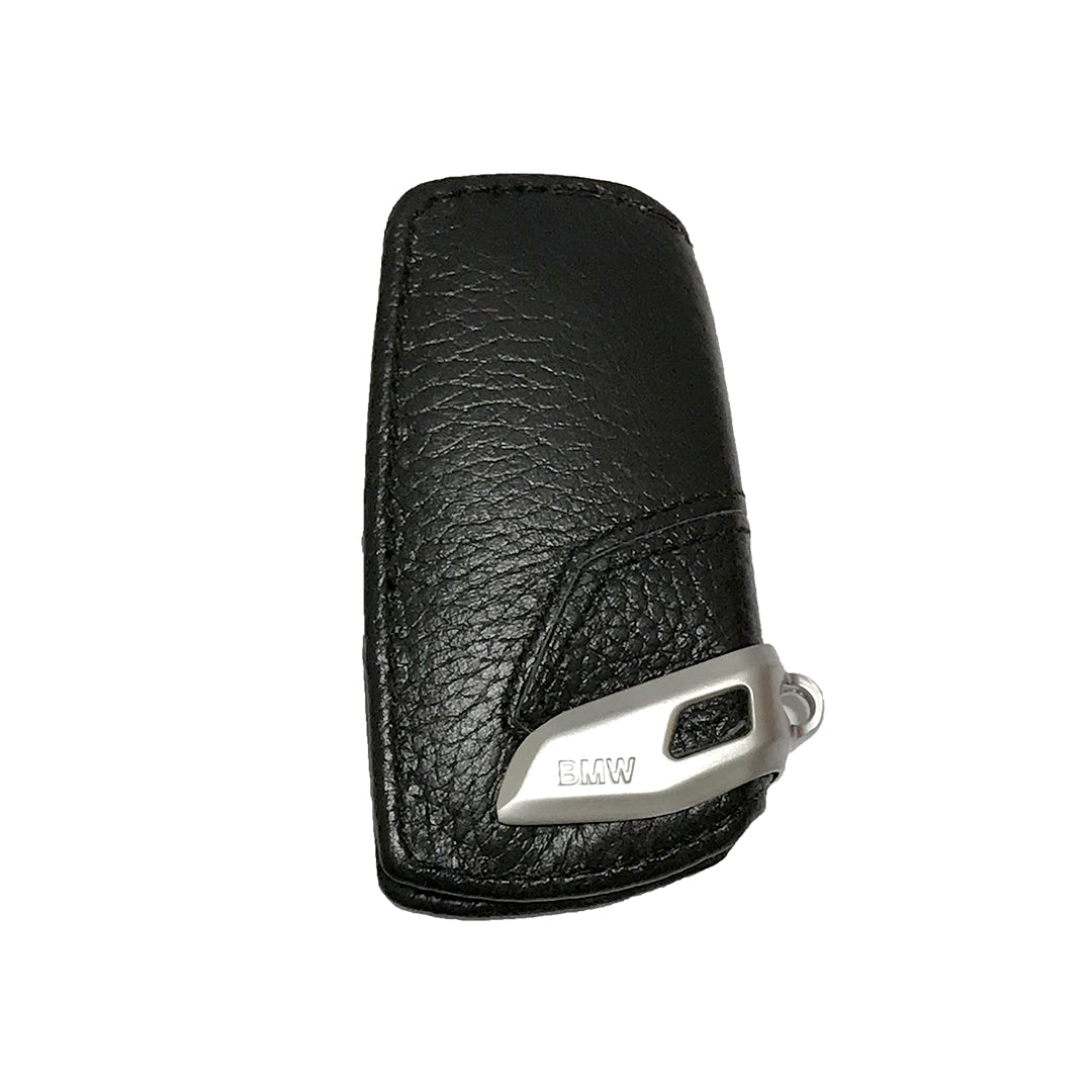 Car Key Chain Pouch Type Bmw Logo   Black Colour Box Pack (China)