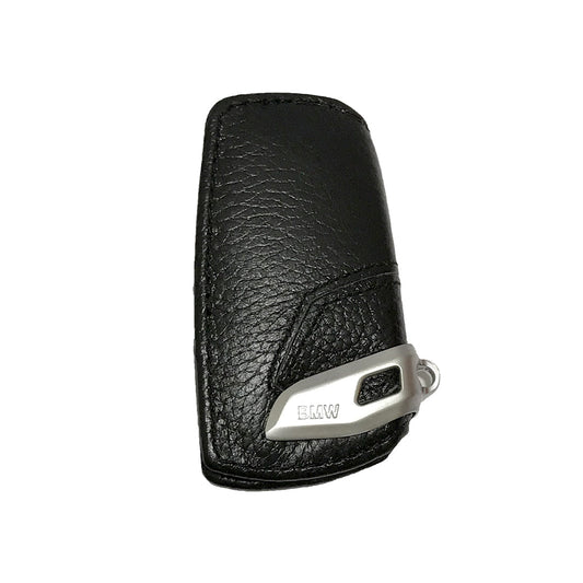 Car Key Chain Pouch Type Bmw Logo   Black Colour Box Pack (China)